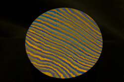 dia 32 x 68 mm Zircu-Ti rod - 3 alloys  - Experimental pattern damascus