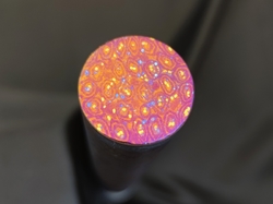 dia 28 x 195mm mm Moku-Ti rod - 3 alloys  - Experimental pattern damascus