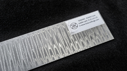 3.8 x 51 x 150 mm Elmax Core stainless damascus - Ladder patt.