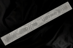 6.8 x 55 x 470 mm FF ELMAX Core flat - Waves patt. - Core stainless damascus