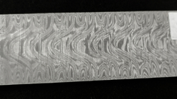 4.6 x 55 x 230 mm CPM154 Core stainless damascus - Experimental patt.