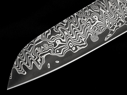 3.5 x 54 x 130 mm MagnaCut Core stainless damascus - Futuron patt.
