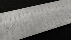 4.3 x 54 x 380 mm MagnaCut Core stainless damascus - Aztec / New Moon patt.