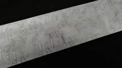 4.3 x 54 x 305 mm MagnaCut Core stainless damascus - Aztec / New Moon patt.