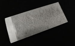 3.6 x 58 x 140 mm FF ELMAX Core flat - Cyclops patt. - Core stainless damascus