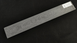 3.3 x 57 x 400 mm FF MARTENSITE flat stainless damascus - Ladder patt.