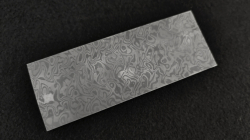 3.8 x 52 x 140 mm FF MARTENSITE flat stainless damascus - Experimental patt.