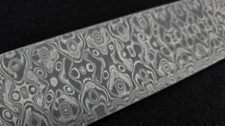 4.4 x 54 x 265 mm MagnaCut Core stainless damascus - Cyclops patt.