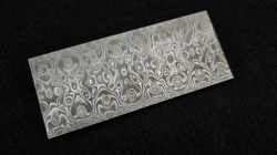 3.4 x 55 x 130 mm MagnaCut Core stainless damascus - Cyclops patt.