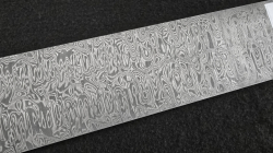 3.7 x 57 x 260 mm CPM154 Core stainless damascus - New Moon patt.