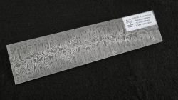 3.5 x 55 x 225 mm FF ELMAX Core flat - New Moon patt. - Core stainless damascus