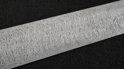 3.5 x 57 x 350 mm FF ELMAX Core flat - Clawfinger patt. - Core stainless damascus