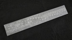 3.5 x 57 x 350 mm FF ELMAX Core flat - Clawfinger patt. - Core stainless damascus