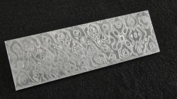 4.2 x 52 x 165 mm FF ELMAX Core Cu-line flat - Cyclops patt. - Core stainless damascus