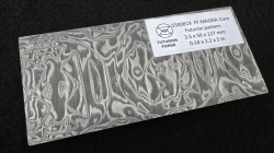 3.5 x 56 x 127 mm MagnaCut Core stainless damascus - Futuron patt.