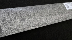 3.5 x 55 x 240 mm Elmax Core stainless damascus - New Moon patt.