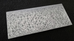 4.5 x 55 x 130 mm FF ELMAX Core flat - Timelapse patt. - Core stainless damascus