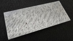 4 x 55 x 135 mm FF ELMAX Core flat - Windy Ladder patt. - Core stainless damascus