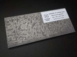 3.8 x 56 x 127 mm Elmax Core stainless damascus - Manticore patt.