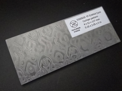 4 x 52 x 127 mm Elmax Core stainless damascus - Cyclops patt.