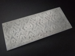 4 x 52 x 127 mm Elmax Core stainless damascus - Cyclops patt.